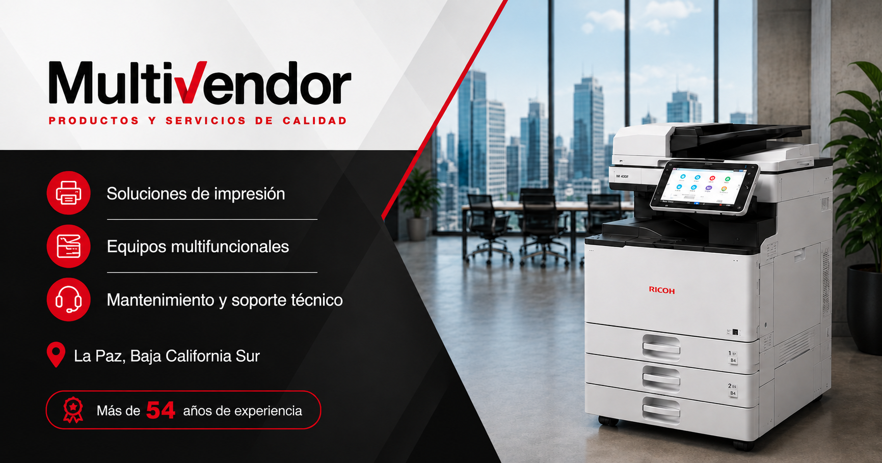 Multivendor soluciones de impresión y digitalización